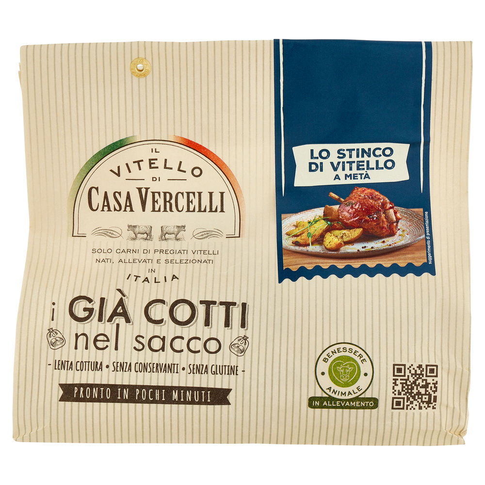 STINCO DI VITELLO COTTO 500G SV CASA VERCELLI - 4