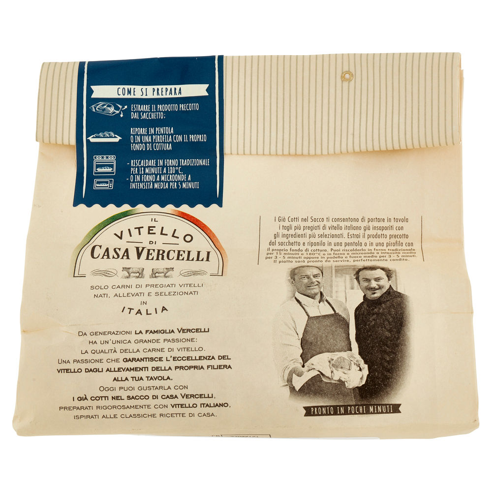 STINCO DI VITELLO COTTO 500G SV CASA VERCELLI - 1