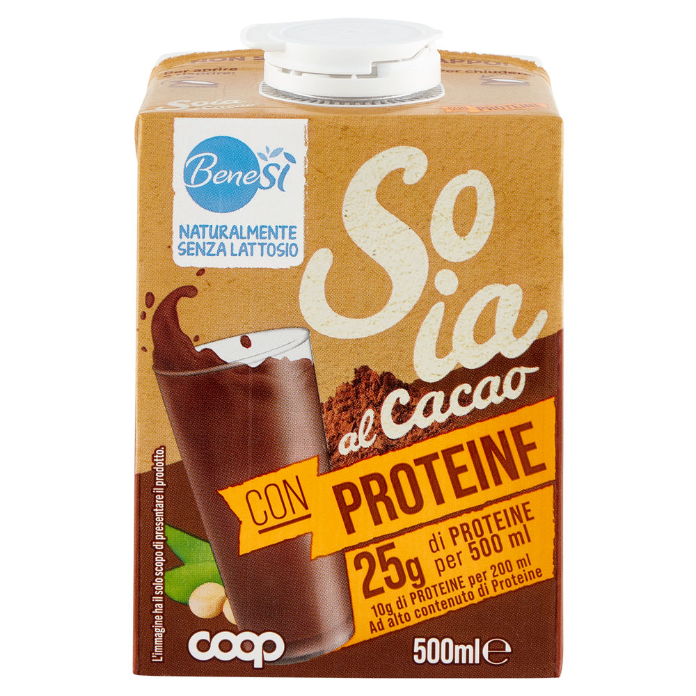 BEVANDA DI SOIA PROTEICA AL CIOCCOLATO BENESÌ COOP ML 500 - 0