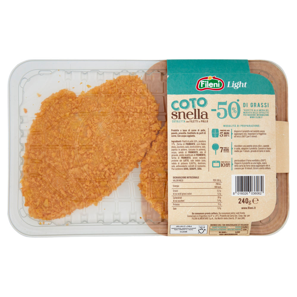COTOLETTA COTOSNELLA FILENI ATP 240G - 1