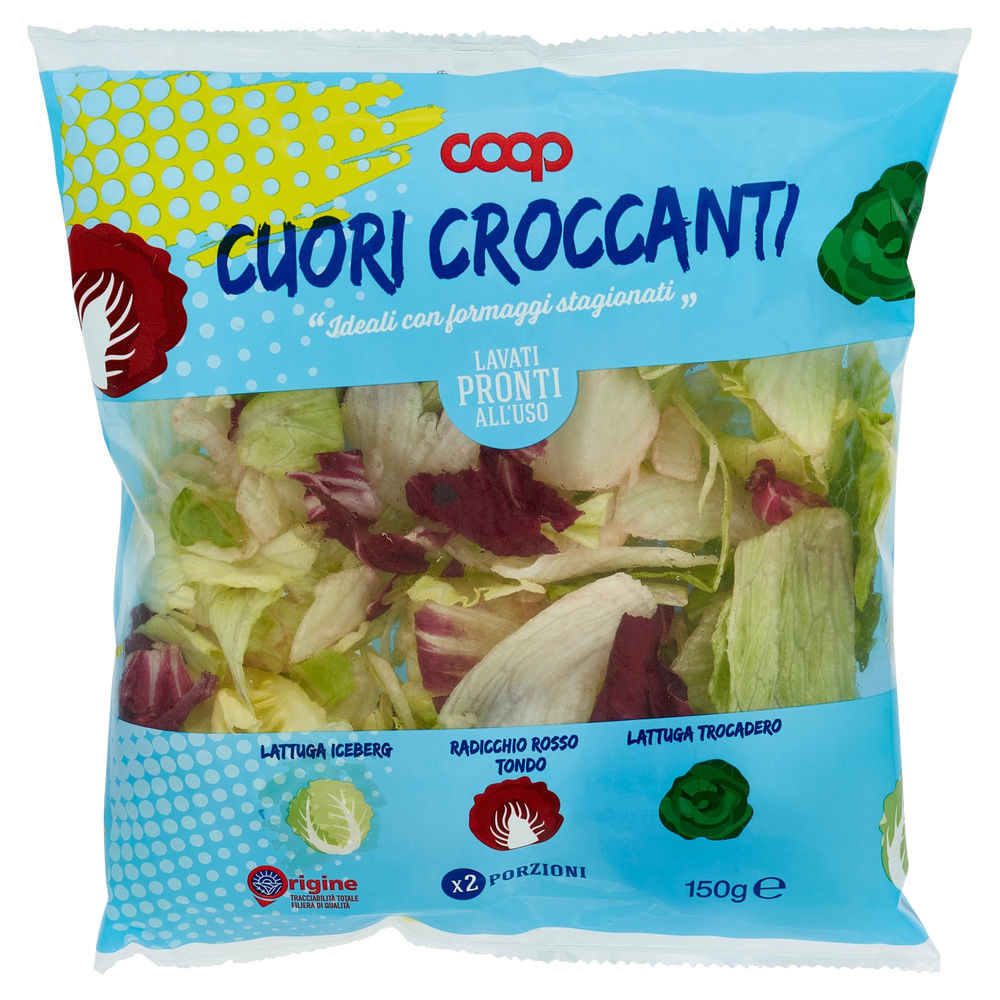 INSALATA CUORI CROCCANTI COOP ORIGINE BS G 150 - 4