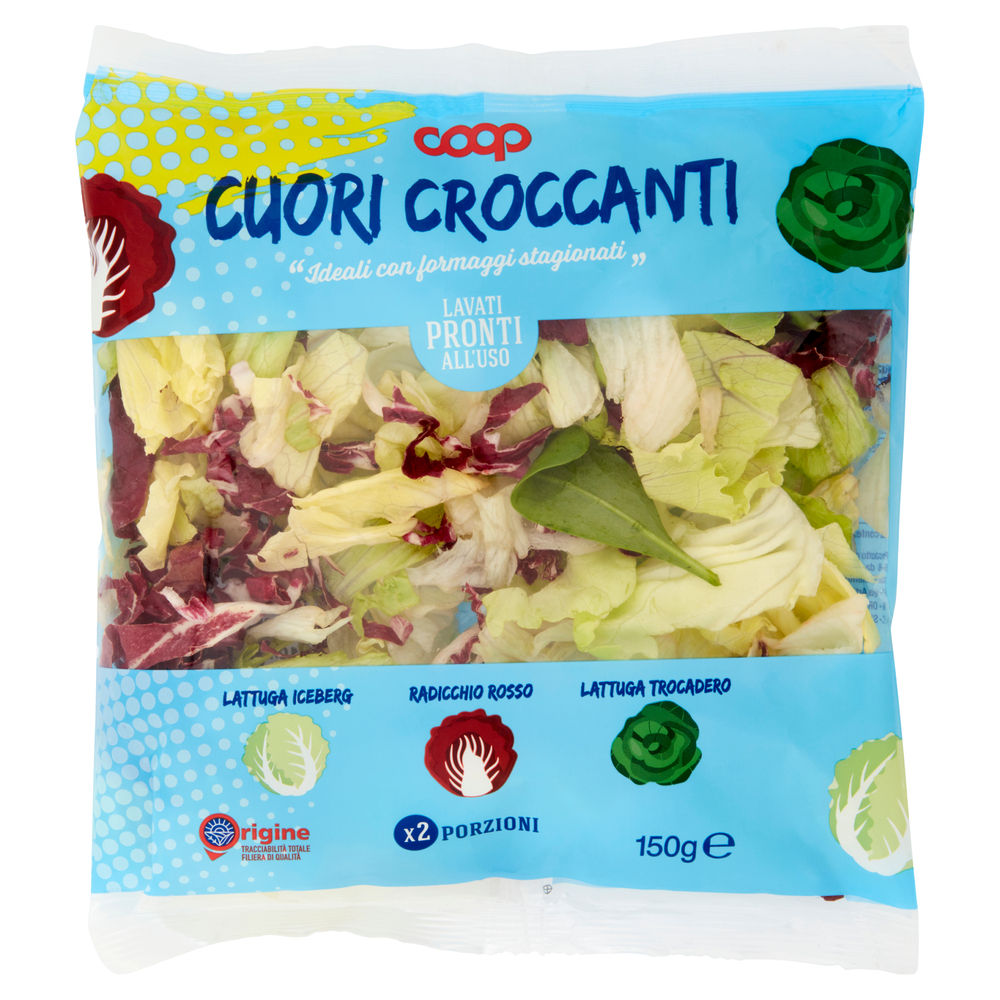 Insalata cuori croccanti coop origine bs g 150