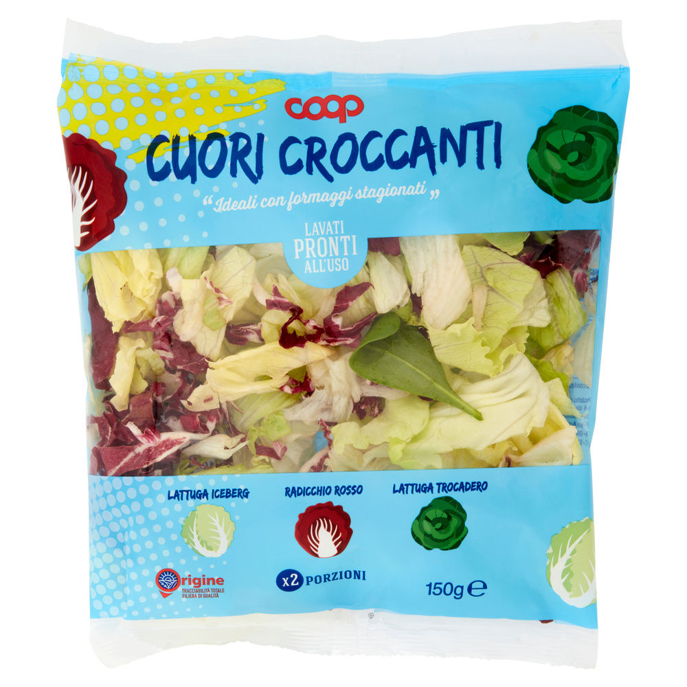 INSALATA CUORI CROCCANTI COOP ORIGINE BS G 150 - 10