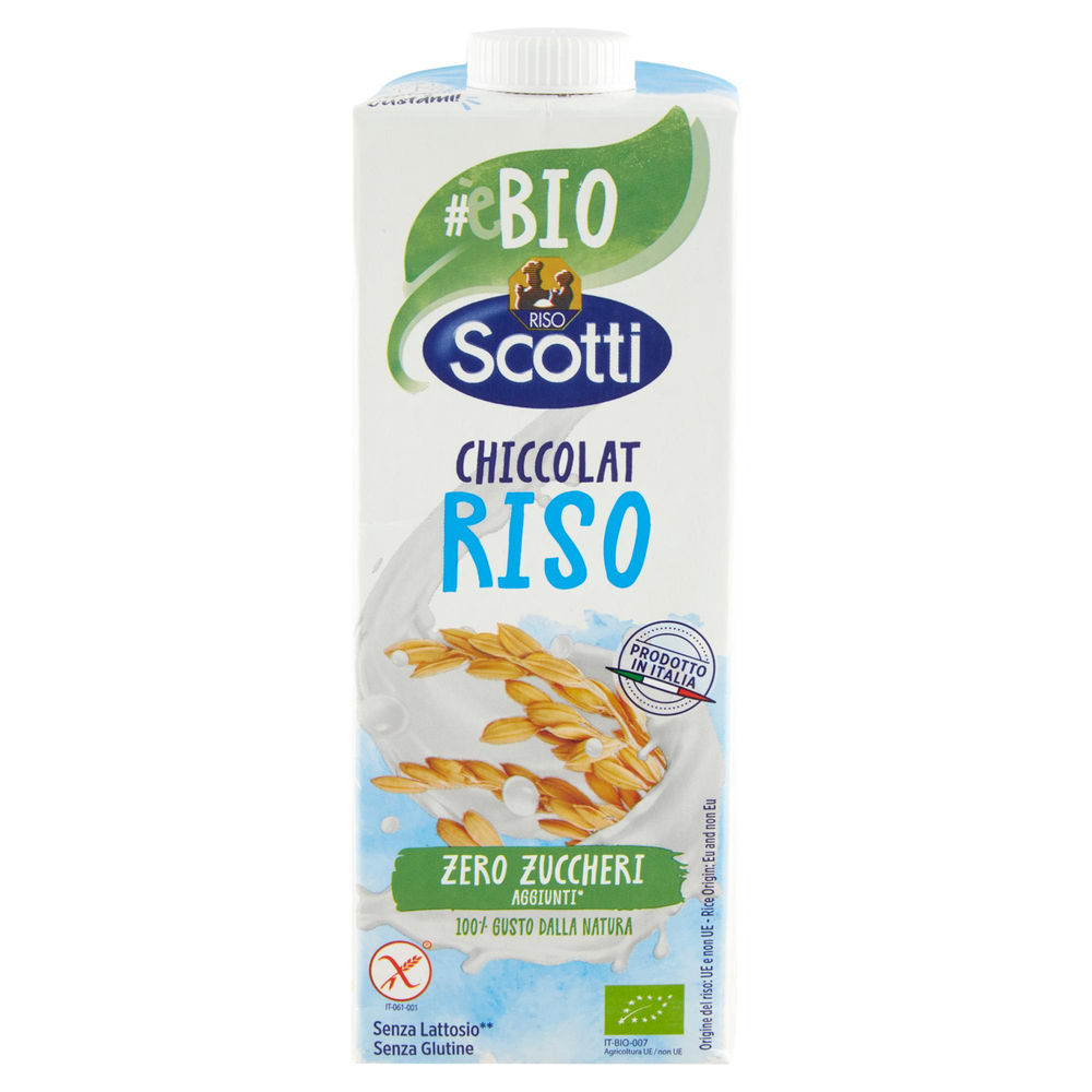 BEVANDA DI RISO BIO CHICCOLAT RISO SCOTTI SQUARE SENZA GLUTINE L 1 - 0