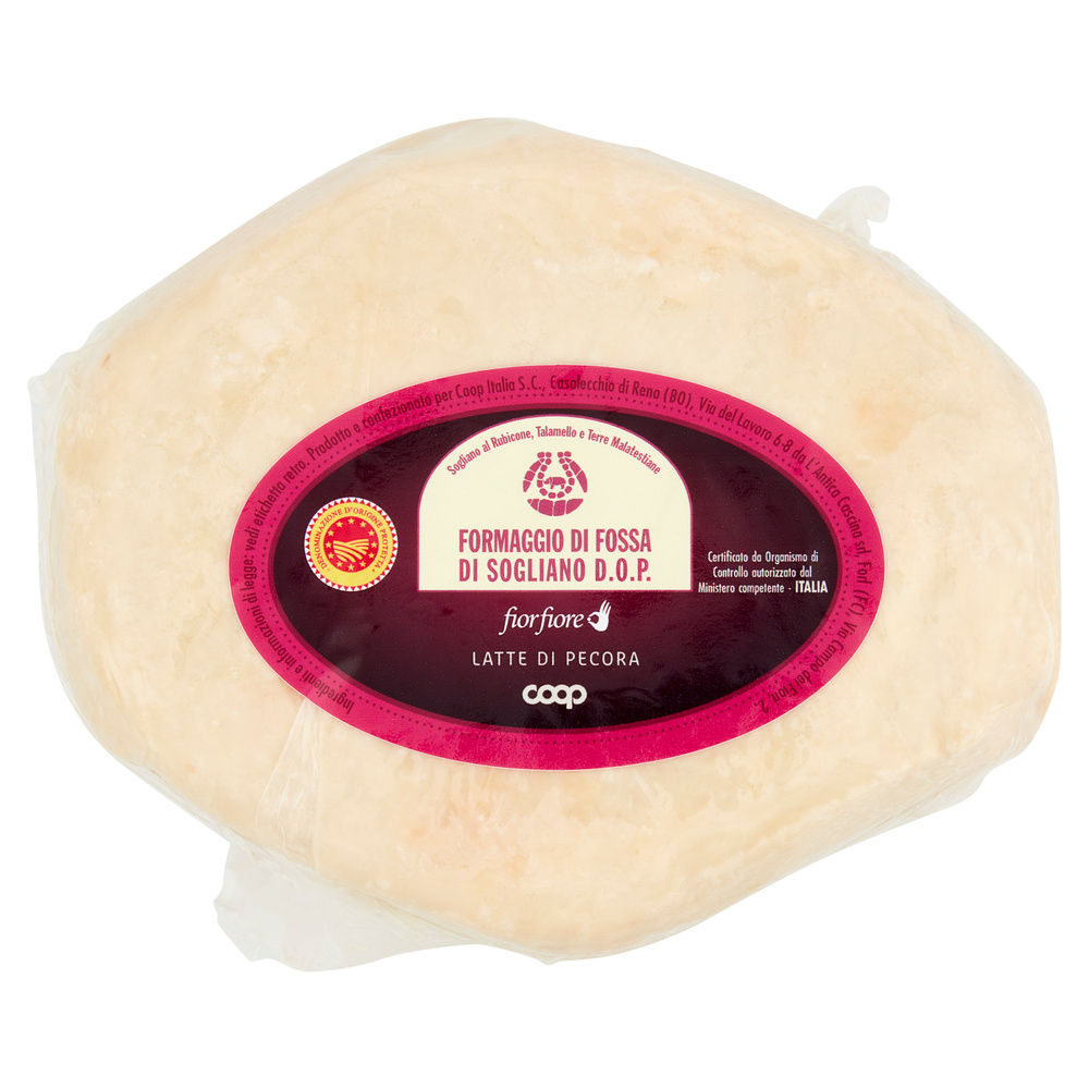 Formaggio di fossa di sogliano dop c/latte pecora fior fiore coop forma kg1,2 ca