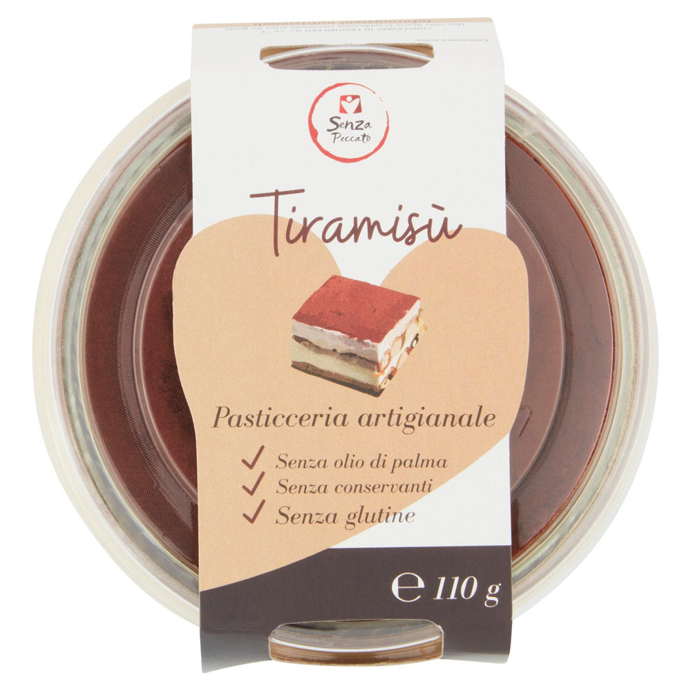 Dessert tiramisu senza glutine senza peccato coppetta gr 110