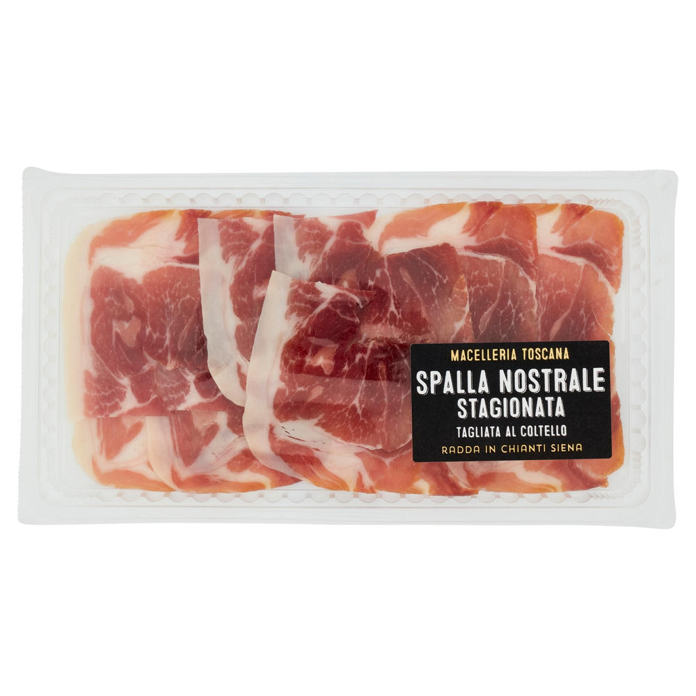 Spalla nostrale stagionta macelleria toscana prz take away g 100 ca