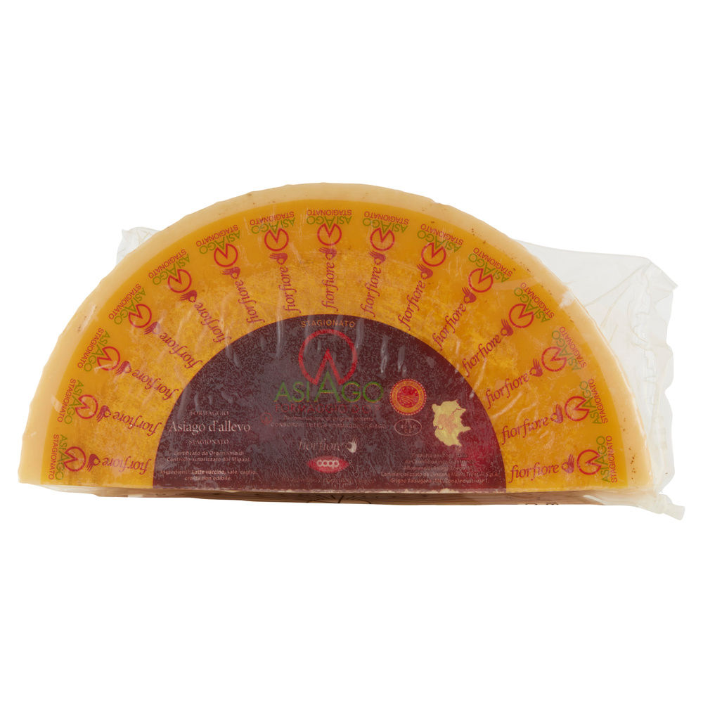 ASIAGO D'ALLEVO DOP STAGIONATO FIOR FIORE COOP 1/2 FORMA SV 4 KG CA - 3