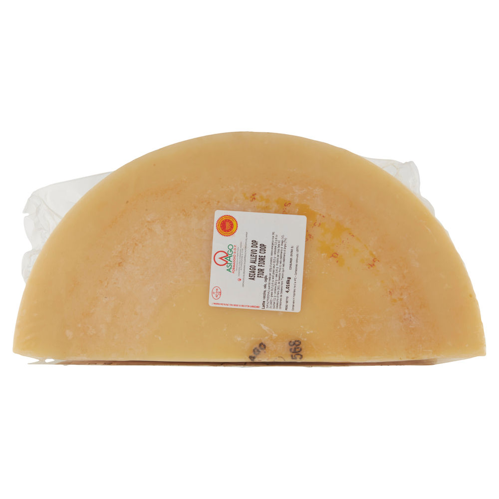 ASIAGO D'ALLEVO DOP STAGIONATO FIOR FIORE COOP 1/2 FORMA SV 4 KG CA - 1