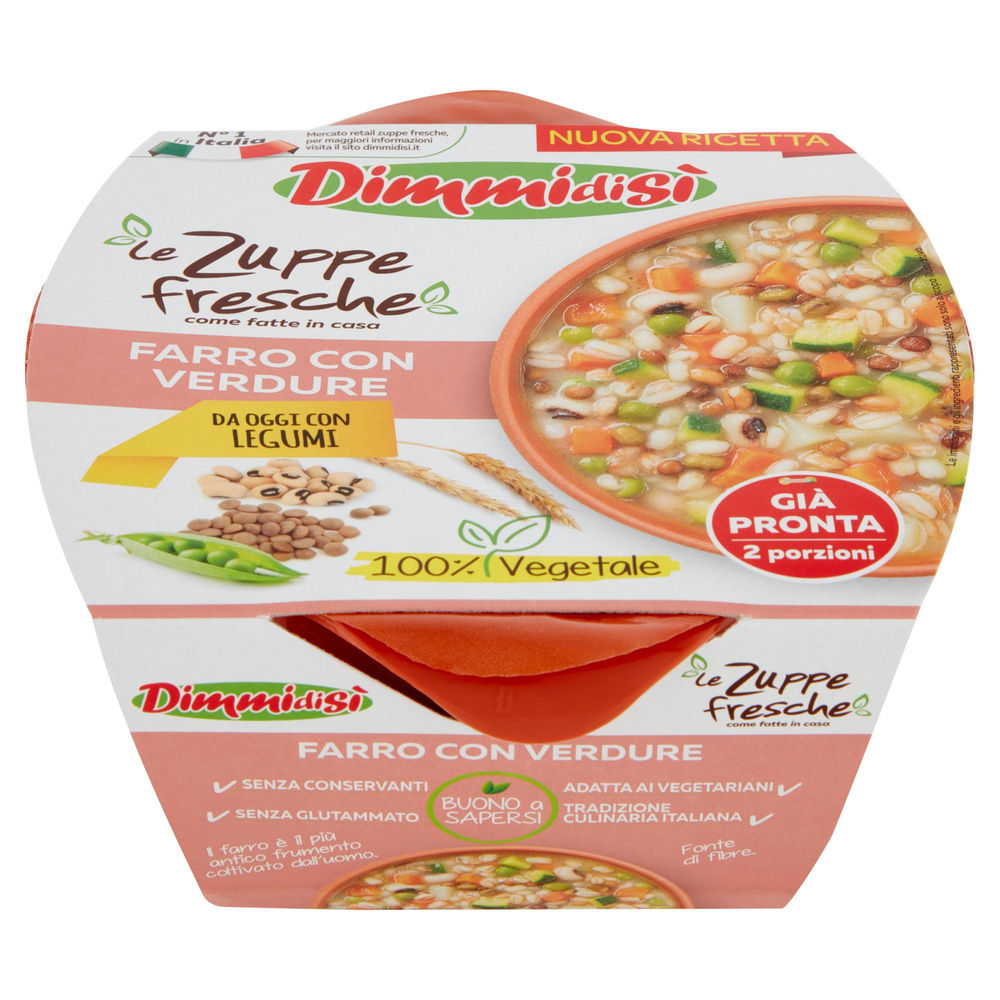 ZUPPA FARRO CON VERDURE DIMMIDISI' CIOT. G 620 - 2