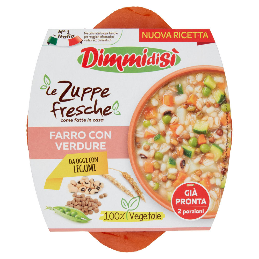 ZUPPA FARRO CON VERDURE DIMMIDISI' CIOT. G 620 - 3