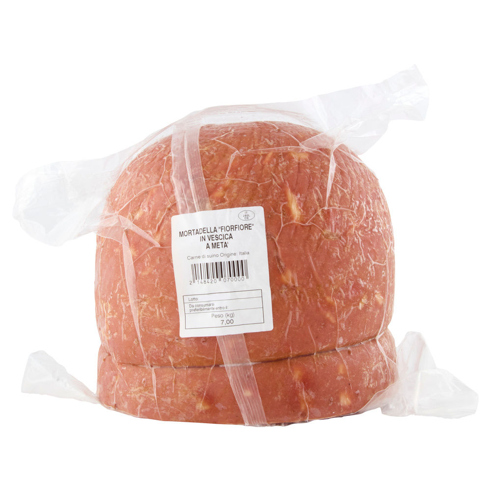 MORTADELLA BUDELLO NAT.S/PIST.META'DA SUINI ALL.S/ANTIB.DOP SV F.F.COOP SV KG7CA - 1