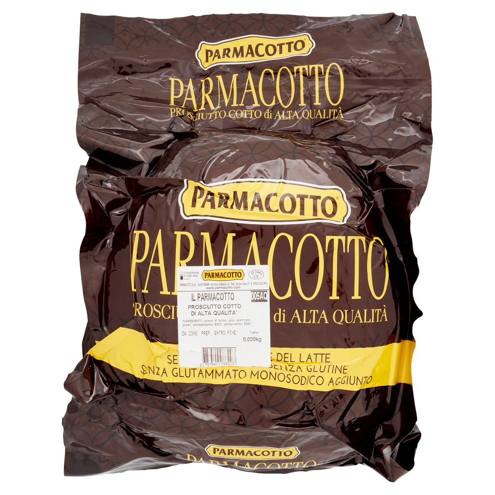 PROSCIUTTO COTTO ALTA QUALITA' PARMACOTTO BAULETTO KG. 8 CA - 1