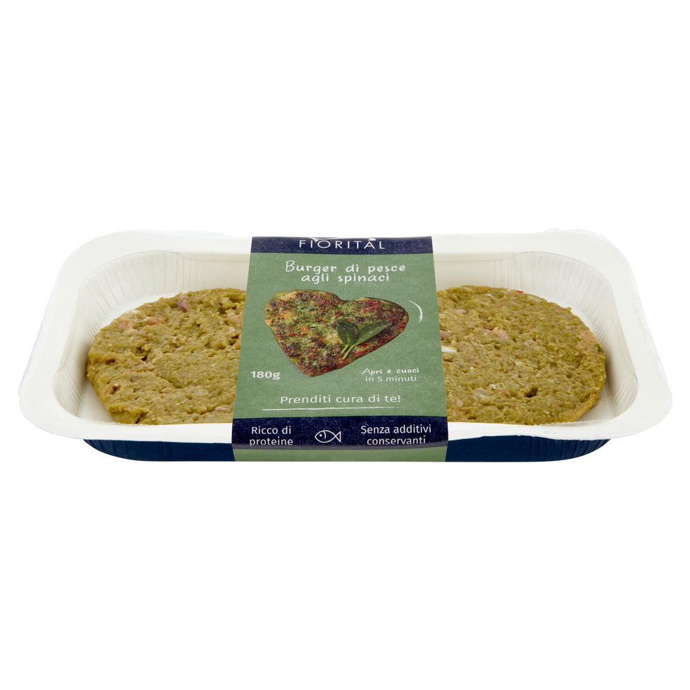 BURGER DI PESCE AGLI SPINACI FIORITAL PF 180 G ATP - 7