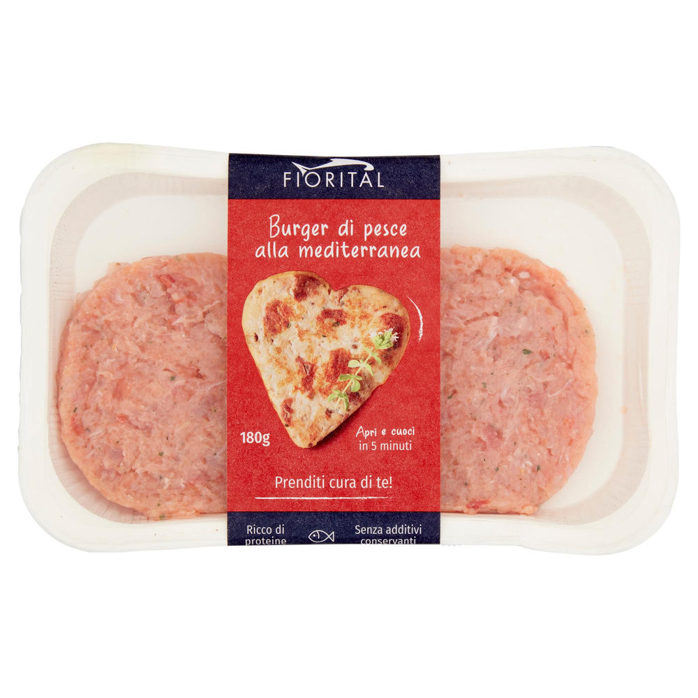 BURGER DI PESCE ALLA MEDITERRANEA FIORITAL PF 180 G ATP - 2
