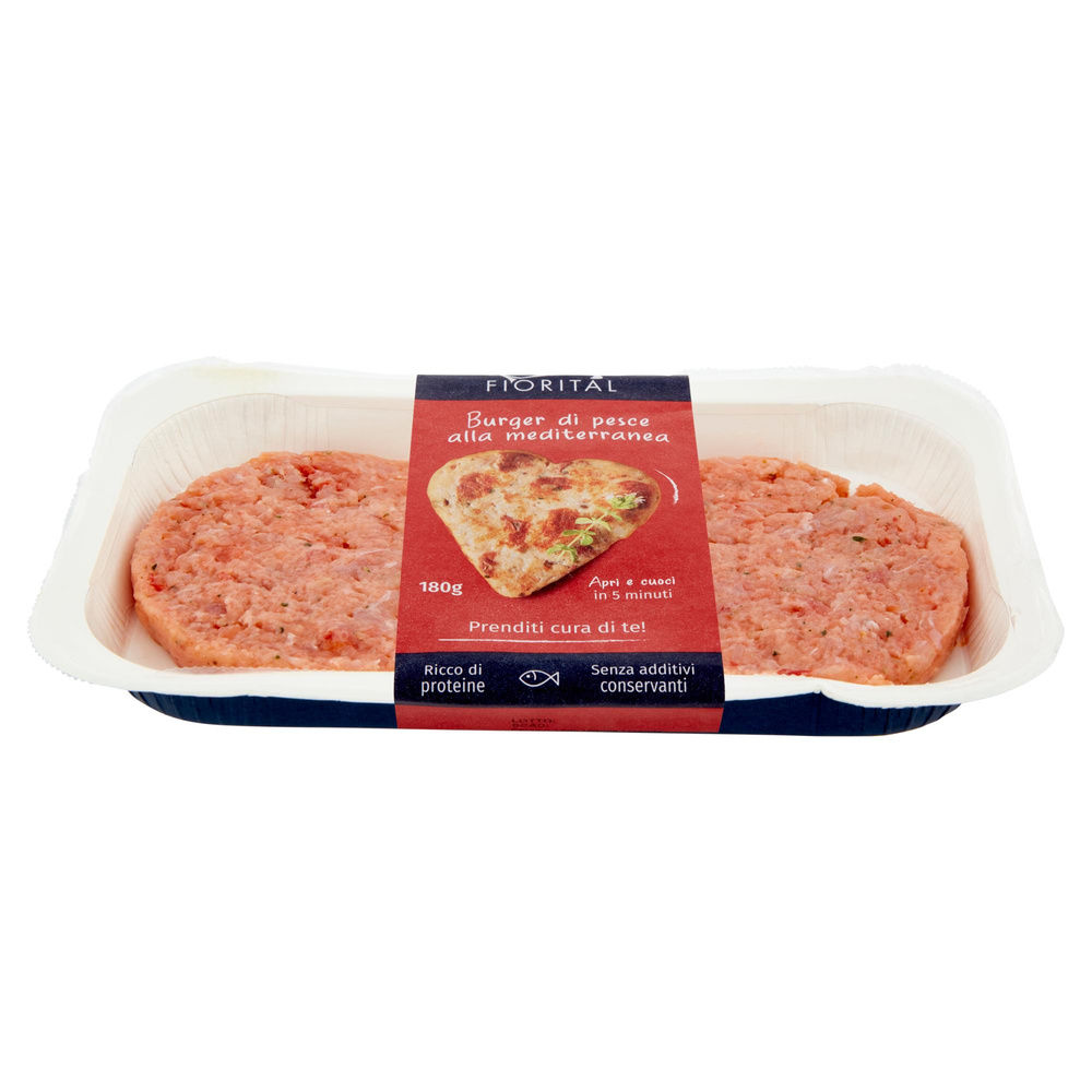 BURGER DI PESCE ALLA MEDITERRANEA FIORITAL PF 180 G ATP - 7