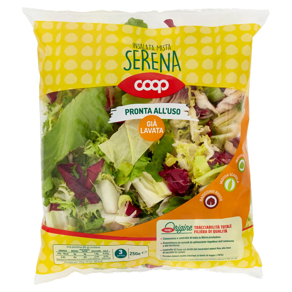 INSALATA SERENA COOP ORIGINE IT BS G 250 - 1