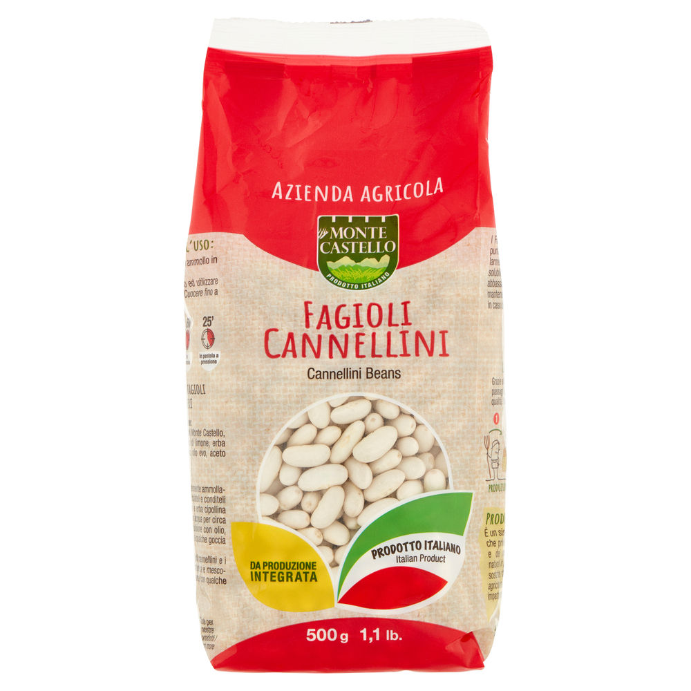 Fagioli cannellini monte castello scl g 500