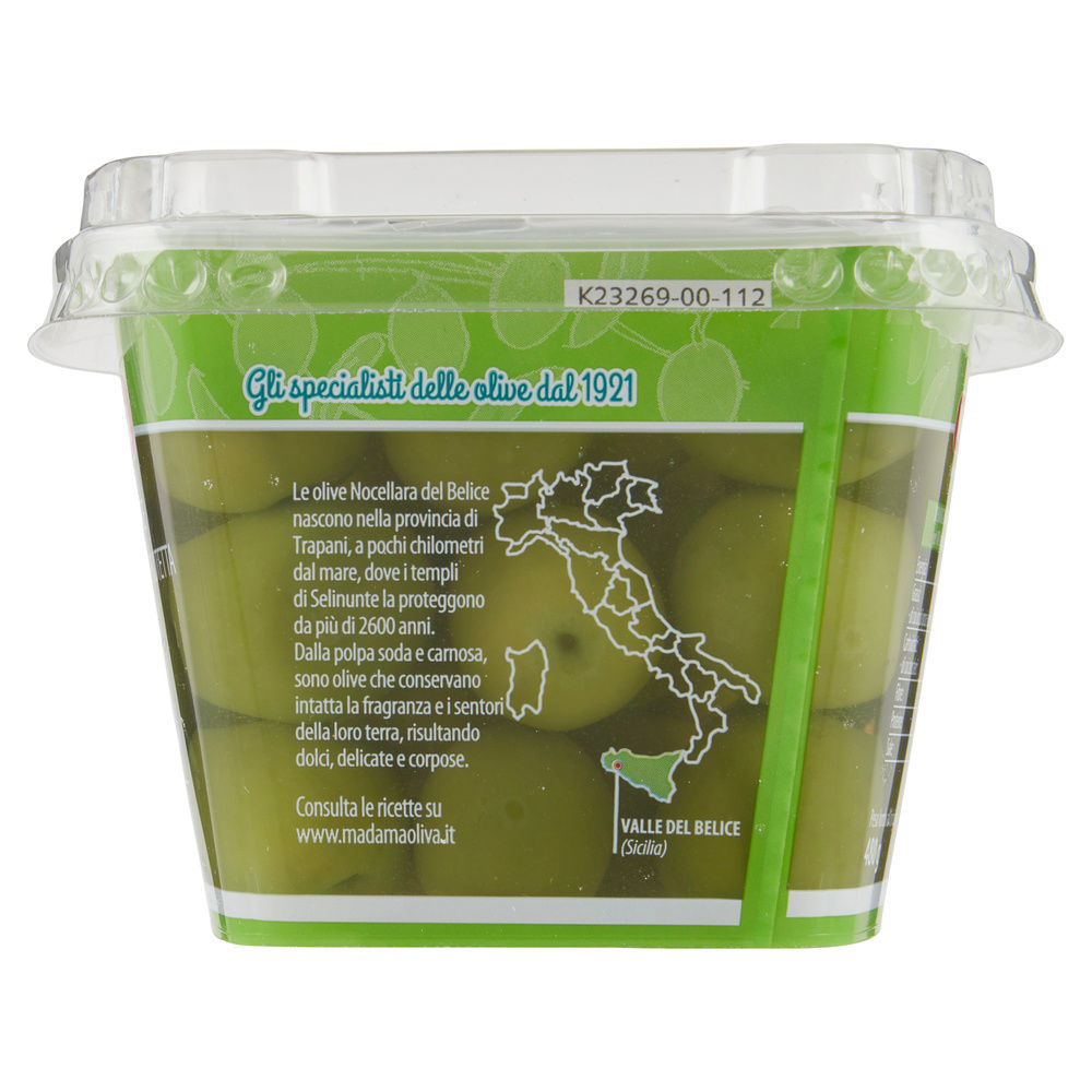 OLIVE VERDI DOLCI NOCELLARA DEL BELICE DOP FRUTTO D'ITALIA IT 160-180 VH G 250 - 4