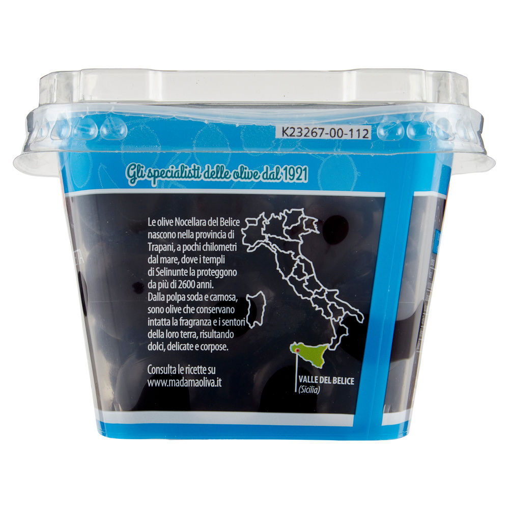 OLIVE NERE DOLCI NOCELLARA DEL BELICE DOP FRUTTO D'ITALIA IT 240-260 VH G 250 - 4