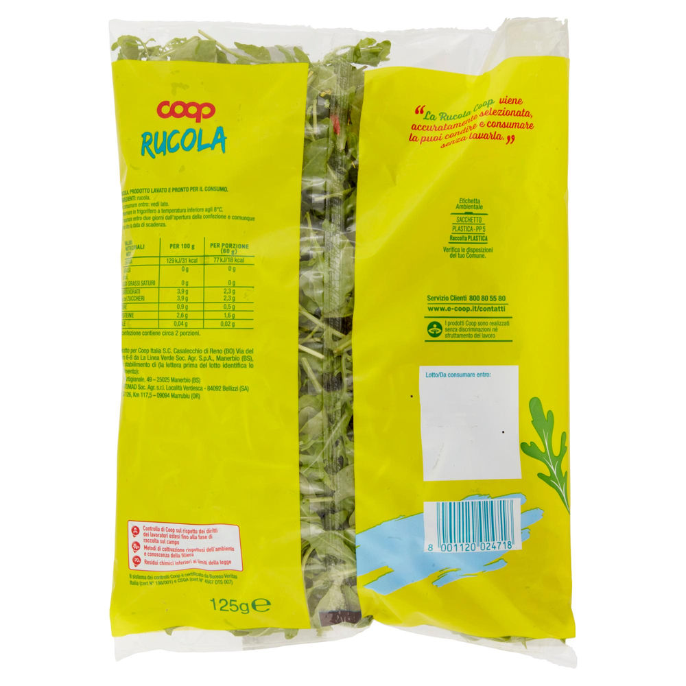 RUCOLA COOP ORIGINE IT BS G 125 - 4