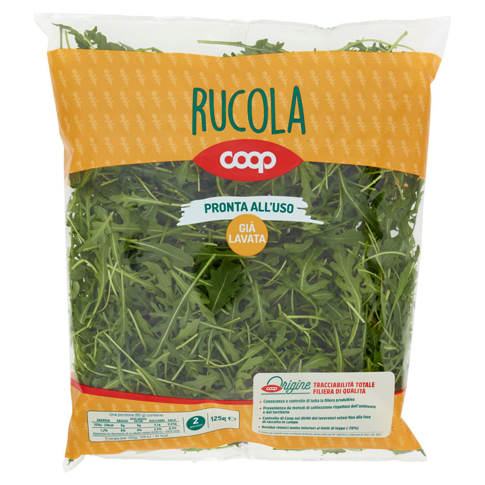 RUCOLA COOP ORIGINE IT BS G 125 - 18