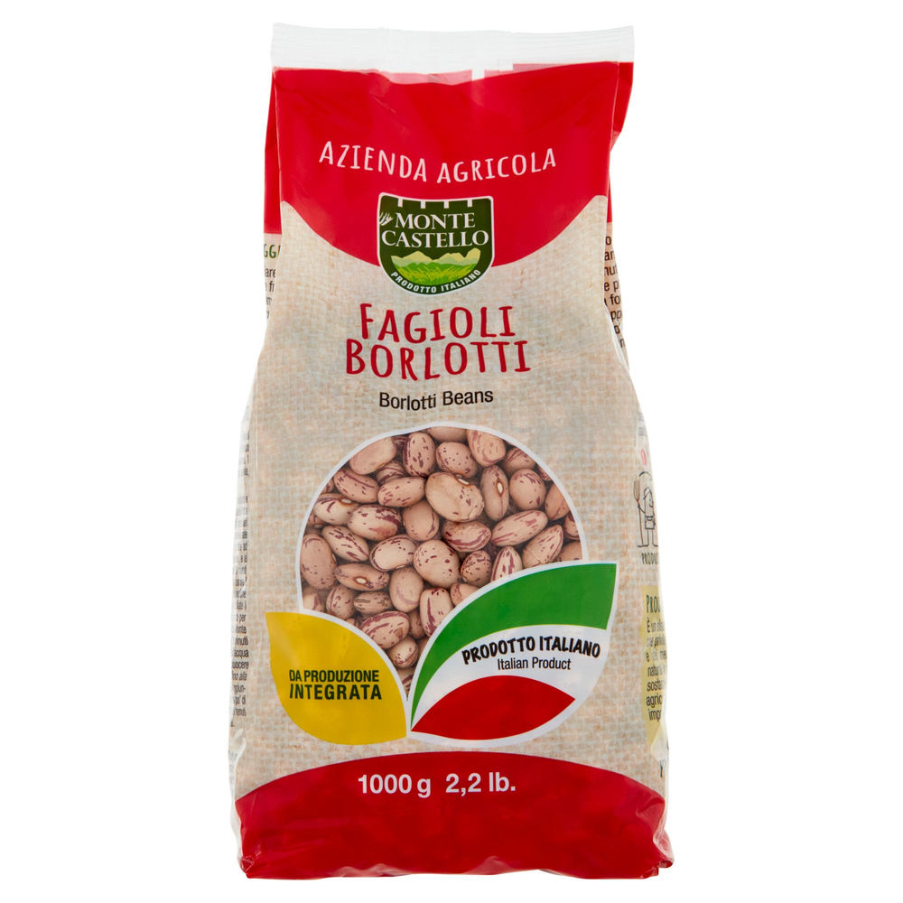 Fagioli borlotti monte castello it sacchetto kg 1