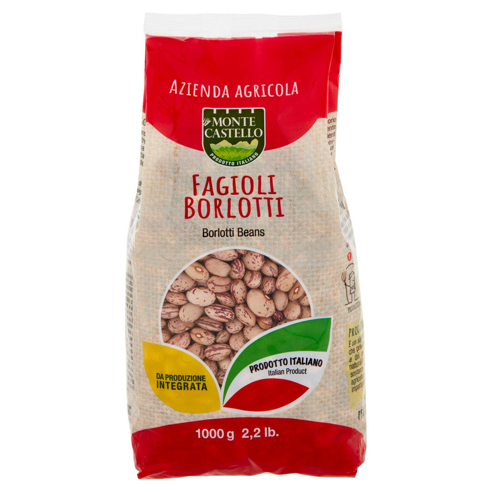 FAGIOLI BORLOTTI MONTE CASTELLO IT SACCHETTO KG 1 - 3