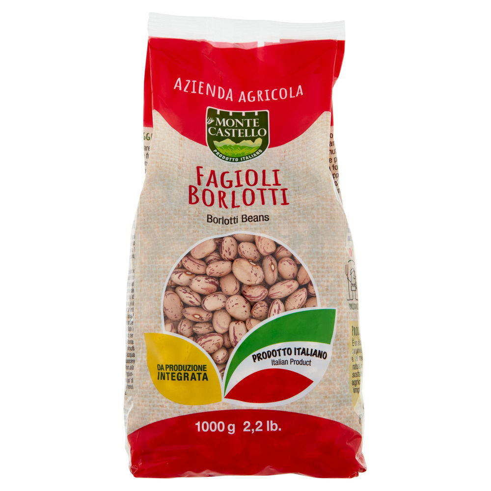 FAGIOLI BORLOTTI MONTE CASTELLO IT SACCHETTO KG 1 - 4