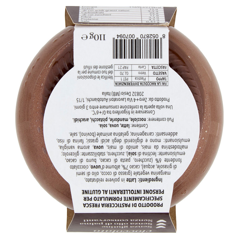 DESSERT DOPPIO CIOCCOLATO SENZA PECCATO G 110 - 10