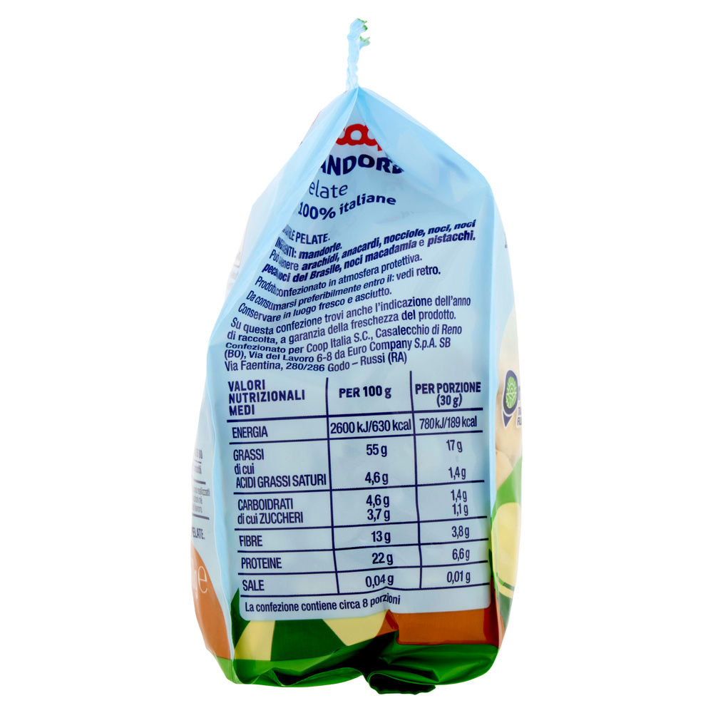 MANDORLE PELATE ITALIANE COOP SH G 250 - 12