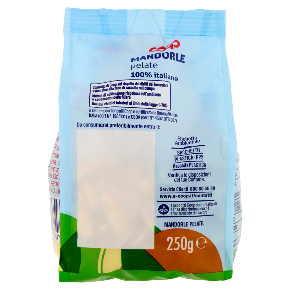 MANDORLE PELATE ITALIANE COOP SH G 250 - 13