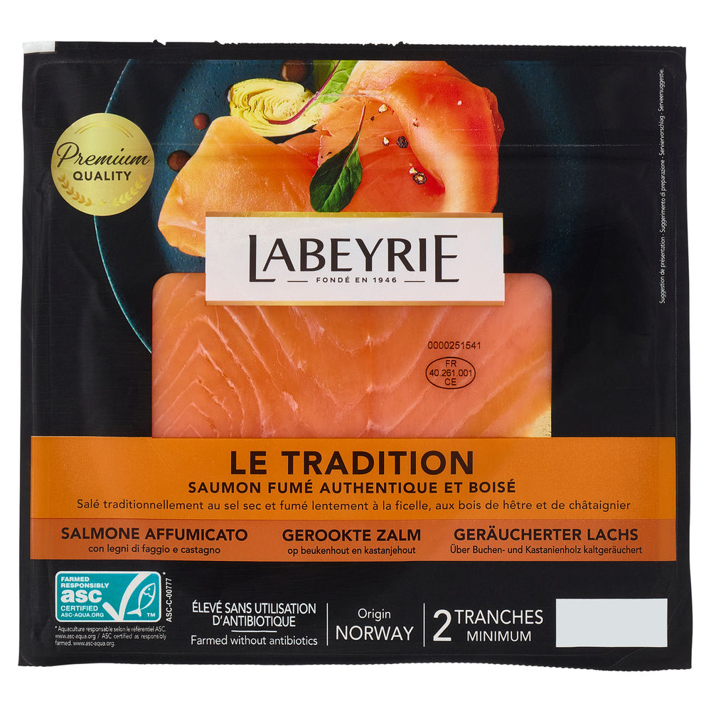 SALMONE IL TRADIZIONE GOURMET - ASC E 100% SENZA ANTIBIOTICI LABEYRIE G 75 - 0