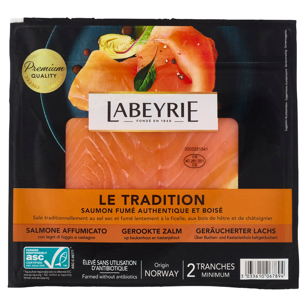 SALMONE IL TRADIZIONE GOURMET - ASC E 100% SENZA ANTIBIOTICI LABEYRIE G 75 - 2