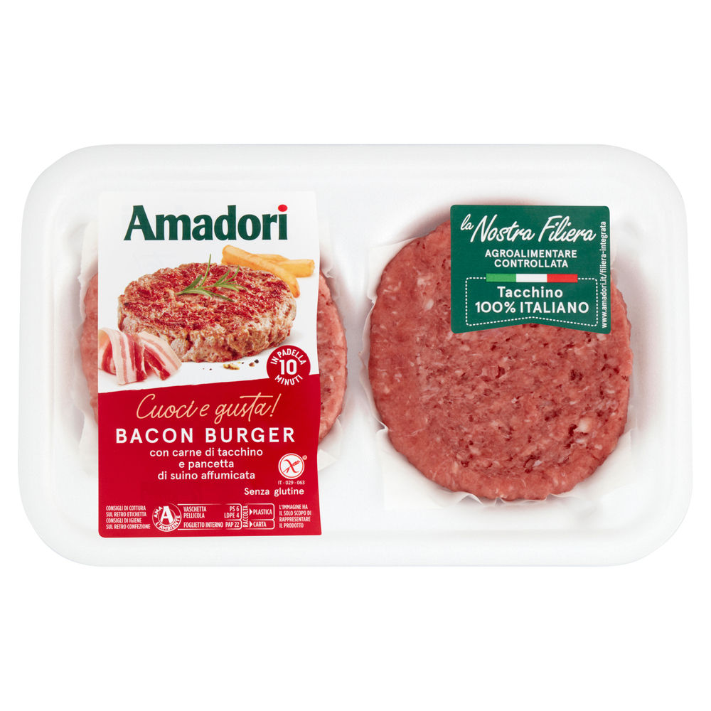 BACON BURGER CF 204 G AMADORI - 1