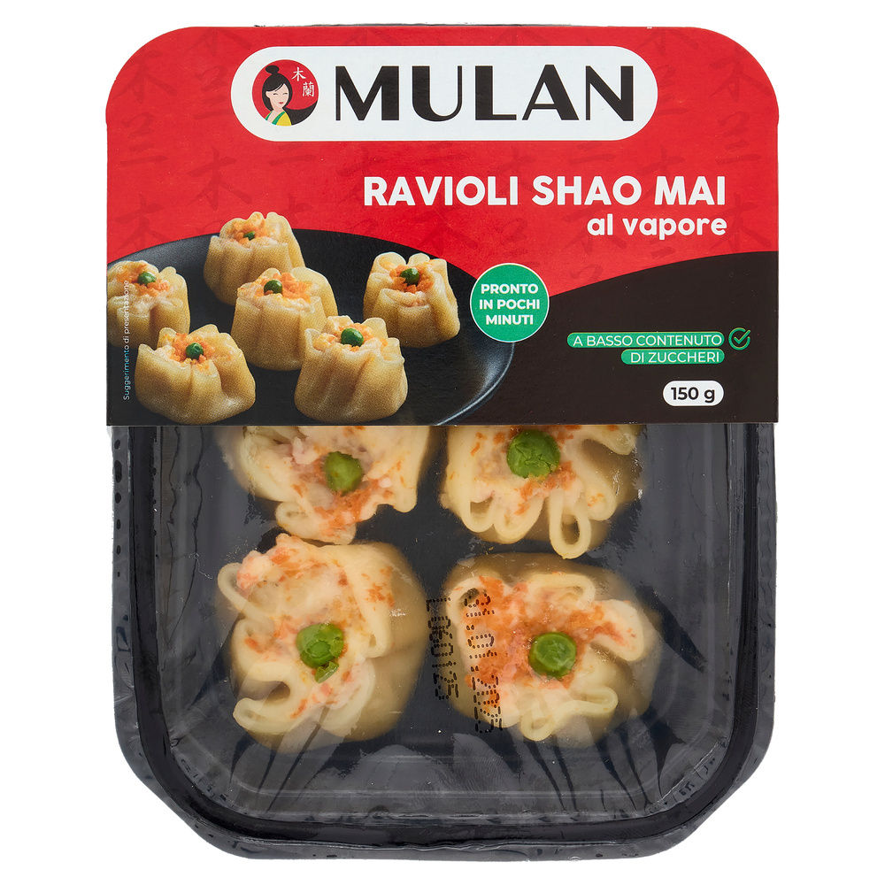 RAVIOLI SHAO MAI AL VAPORE MULAN I TRADIZIONALI G 150 - 6