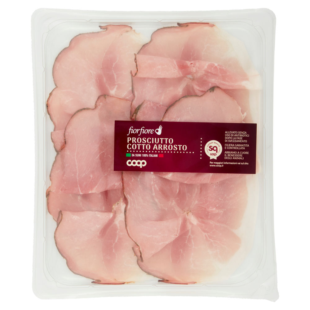 PROSCIUTTO COTTO AQ ARR S/ANT DOPO FASE SVEZZ FIOR FIORE COOP G 100 - 0