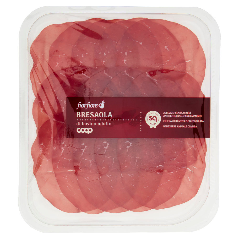 BRESAOLA DA BOVINI ALLEV.SENZA ANTIB DOPO FASE SVEZ.F.FIORE COOP T/A GRANDE G110 - 4