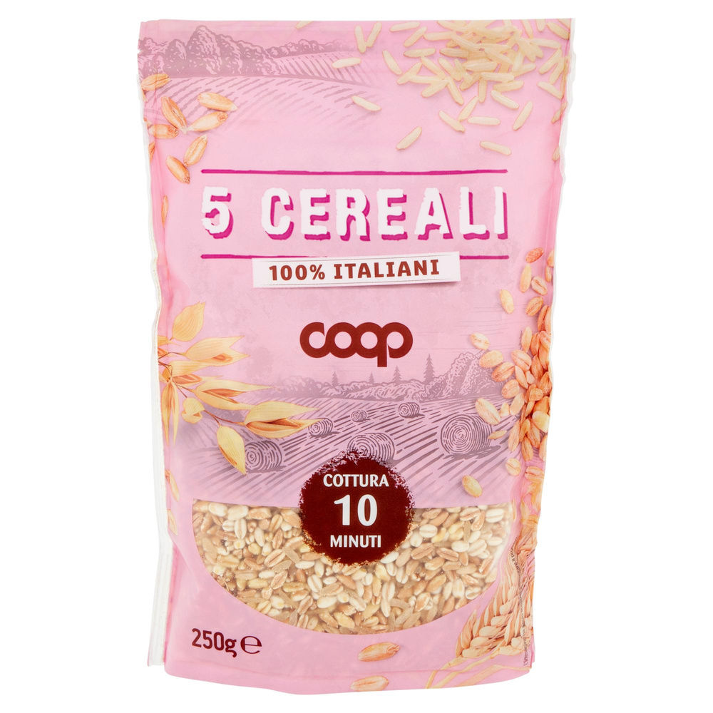 MIX 5 CEREALI RAPIDA COTTURA 10 MINUTI COOP DOYPACK G 250 - 6