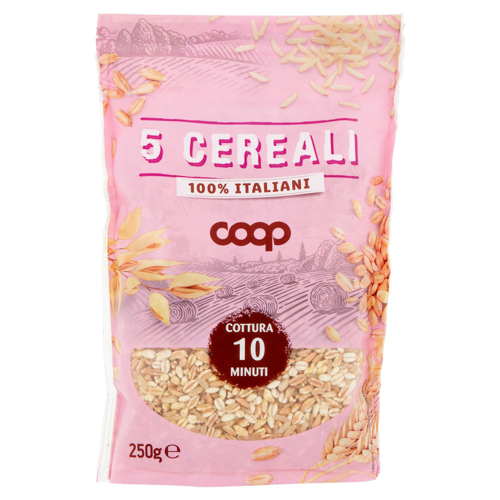 MIX 5 CEREALI RAPIDA COTTURA 10 MINUTI COOP DOYPACK G 250 - 2