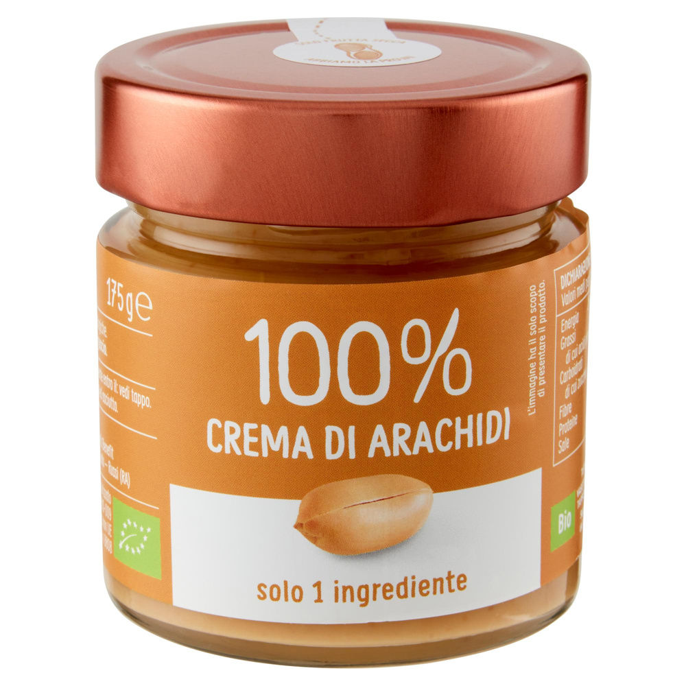 CREMA PURA 100% ARACHIDI TOSTATE BIO VO G 175 - 5