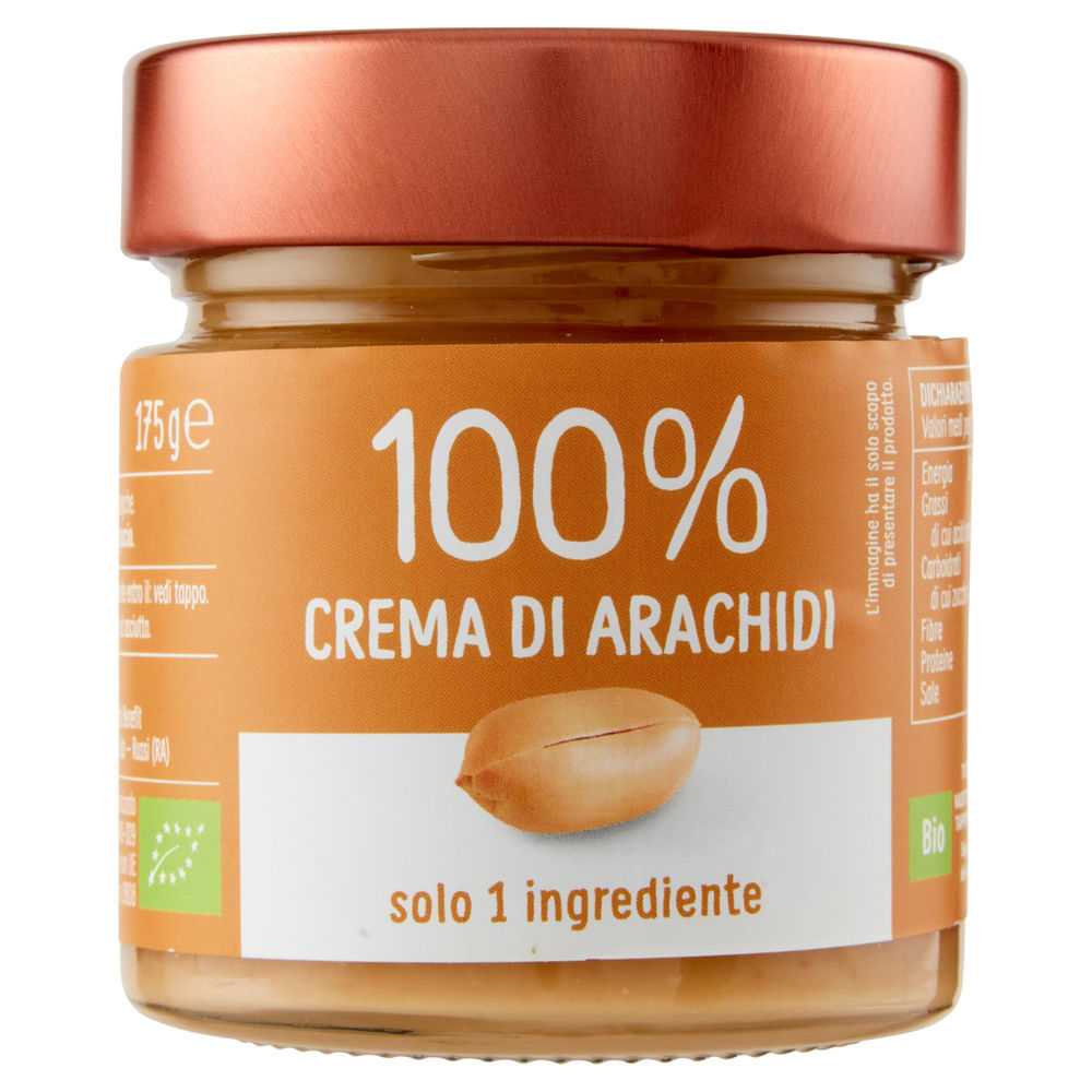 CREMA PURA 100% ARACHIDI TOSTATE BIO VO G 175 - 6