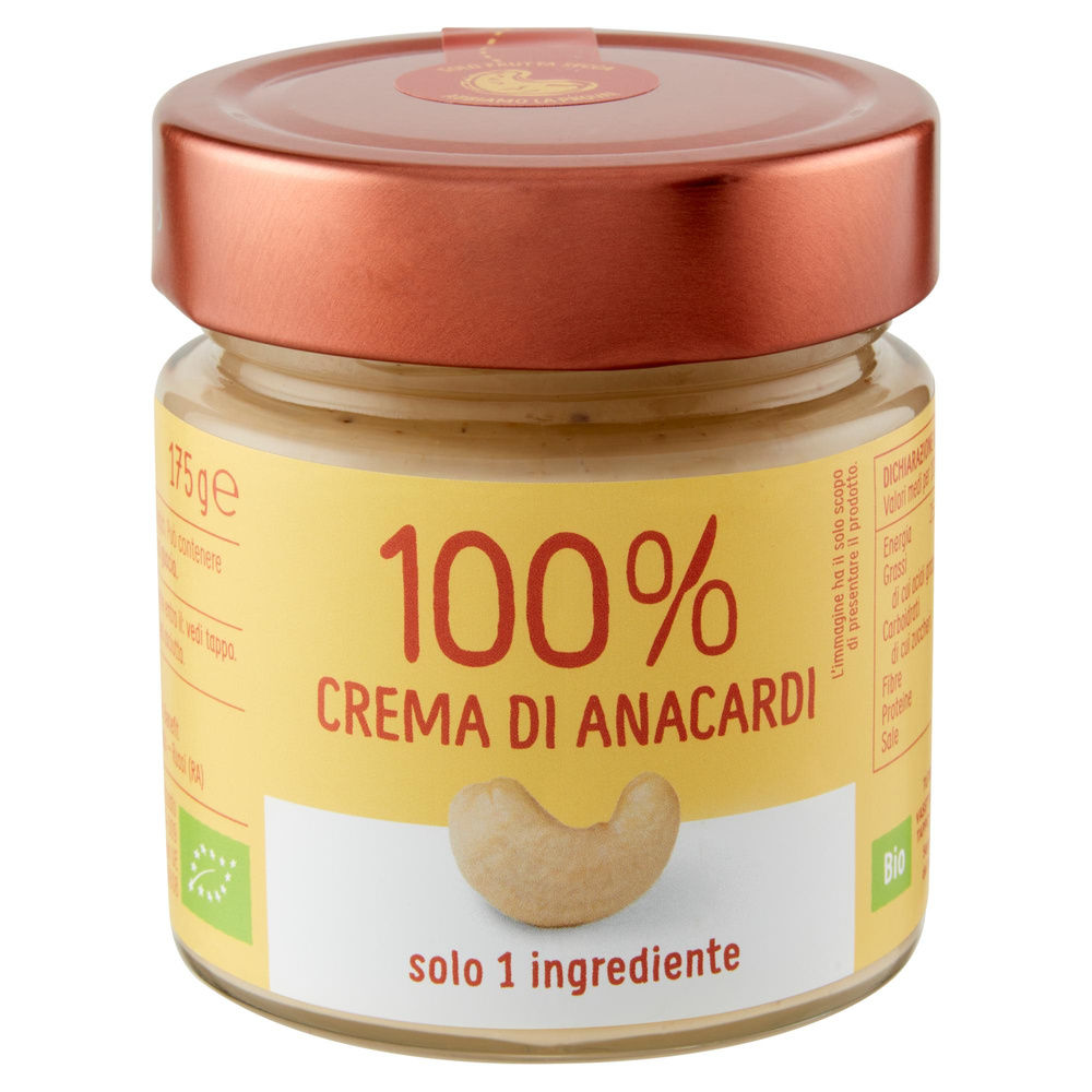 CREMA PURA 100% ANACARDI BIO VASO G 175 - 2