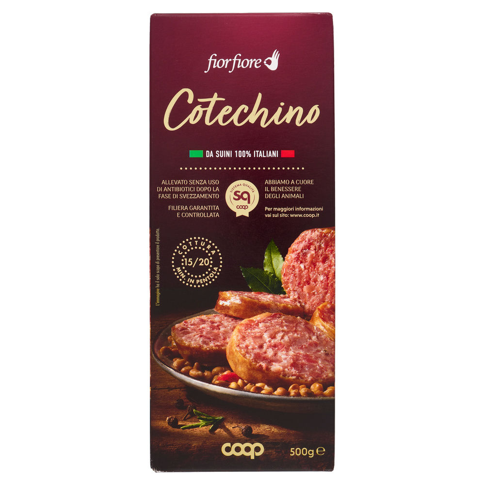 COTECHINO DA SUINI ALL. S/ANTIB. DOPO SVEZZ. FIOR FIORE COOP G 500 - 5