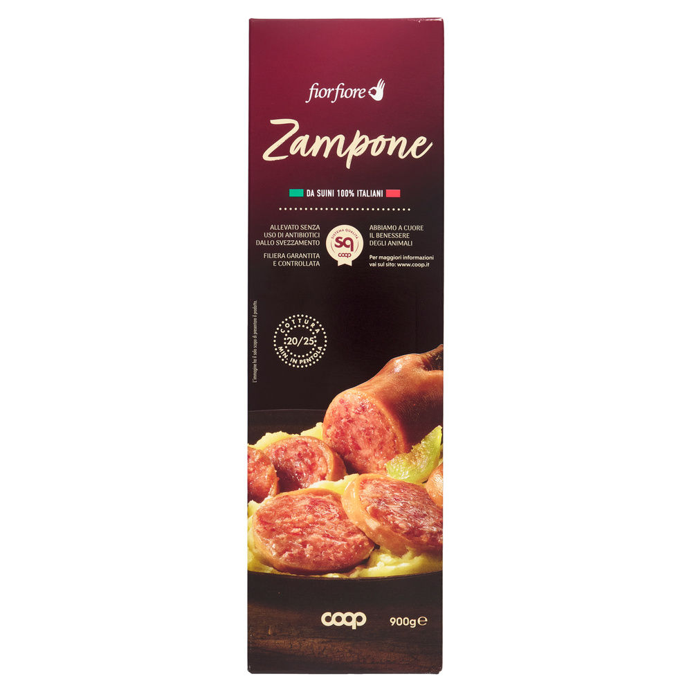 ZAMPONE PRECOTTO DA SUINI ALL. S/ANTIB.DOPO SVEZZ. FIOR FIORE COOP G 900 - 2