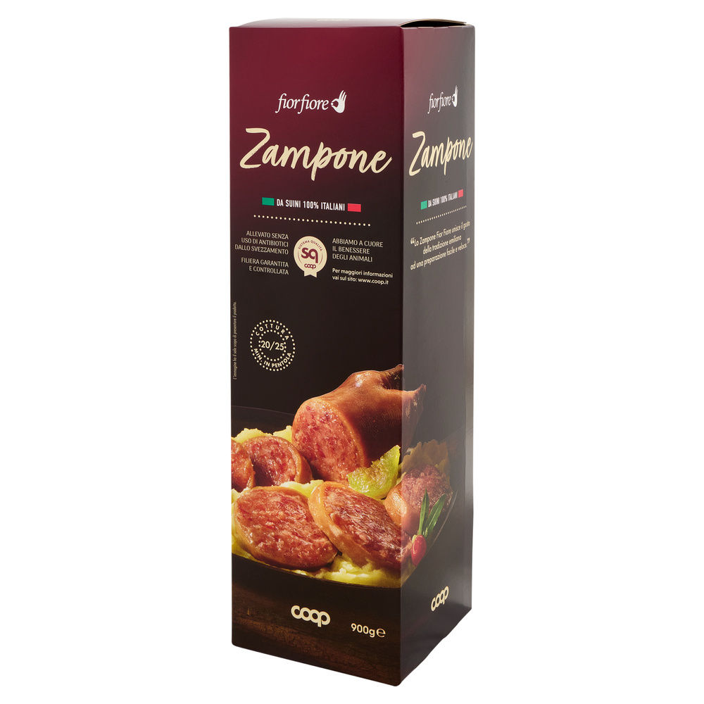 ZAMPONE PRECOTTO DA SUINI ALL. S/ANTIB.DOPO SVEZZ. FIOR FIORE COOP G 900 - 7