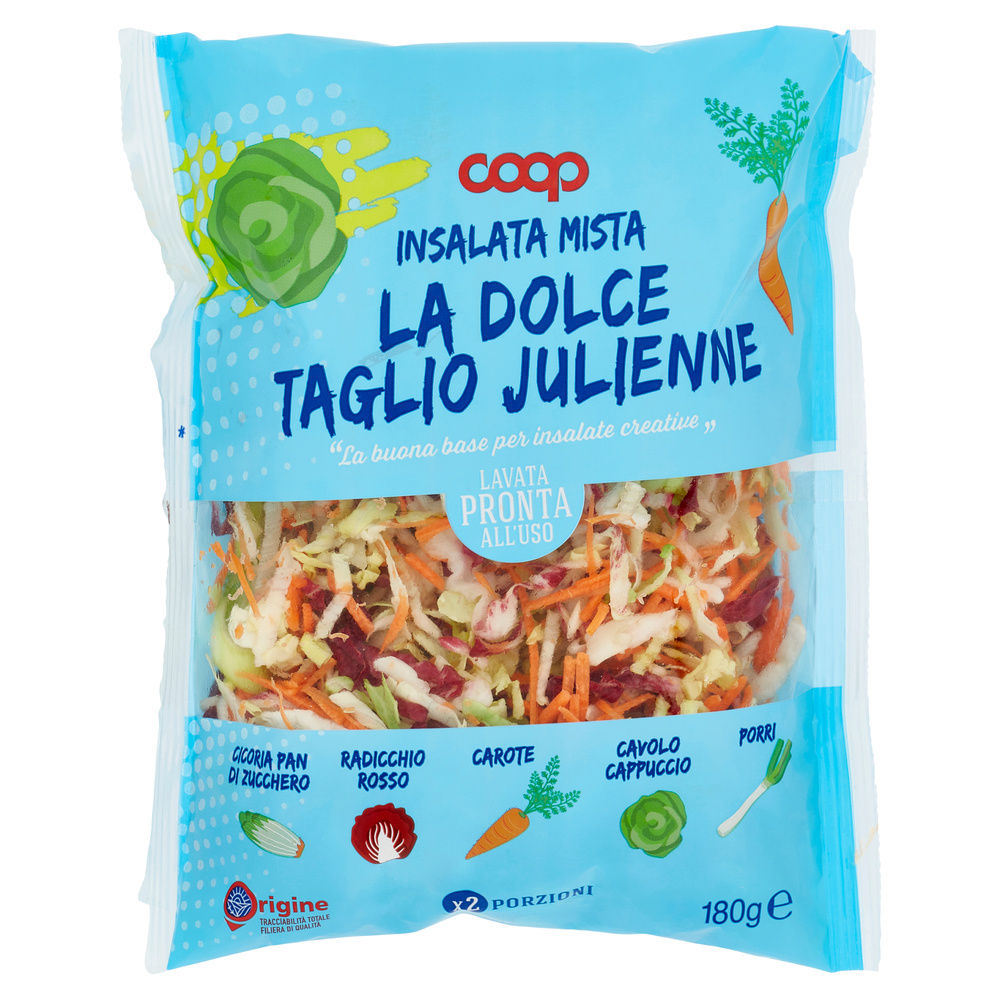 INS MISTA DOLCE TAG JULIEN P ZUCC,RAD ROS,CAR,CAVOLO CAP, PORRI COOP BS G180 - 0