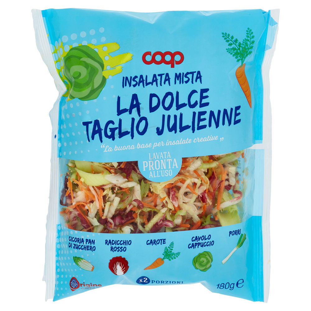 INS MISTA DOLCE TAG JULIEN P ZUCC,RAD ROS,CAR,CAVOLO CAP, PORRI COOP BS G180 - 46