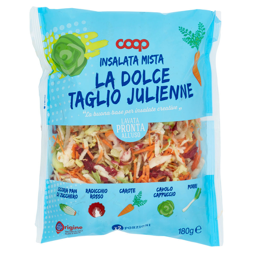 INS MISTA DOLCE TAG JULIEN P ZUCC,RAD ROS,CAR,CAVOLO CAP, PORRI COOP BS G180 - 45