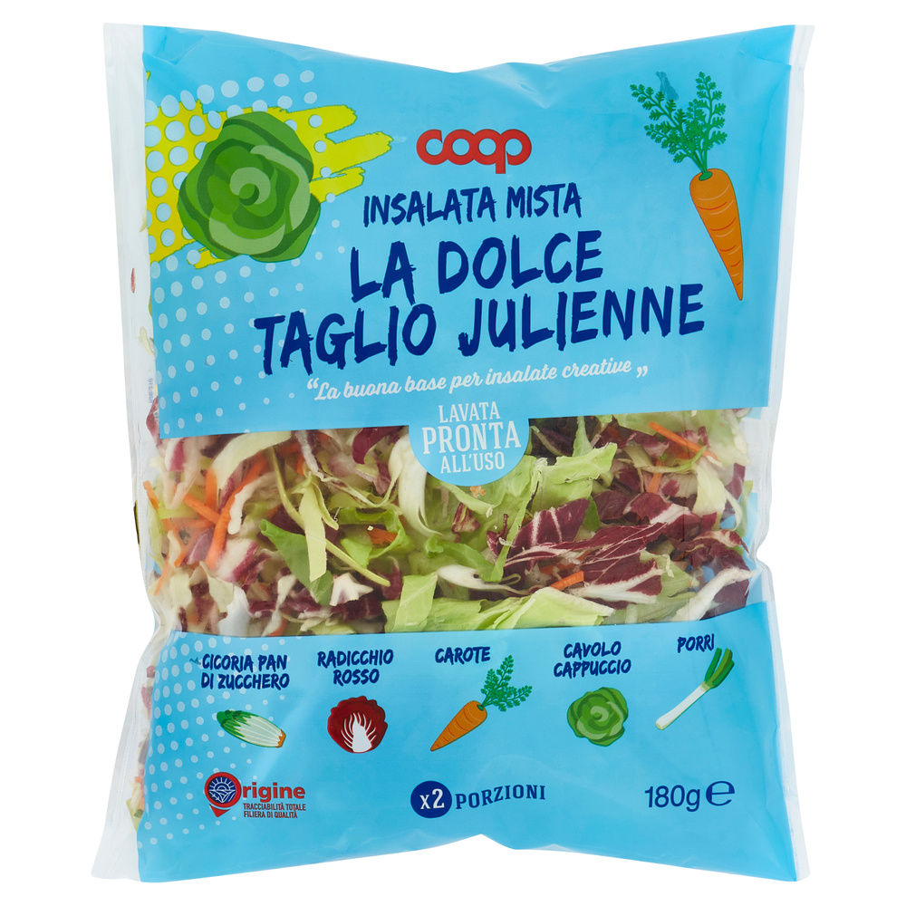 INS MISTA DOLCE TAG JULIEN P ZUCC,RAD ROS,CAR,CAVOLO CAP, PORRI COOP BS G180 - 1